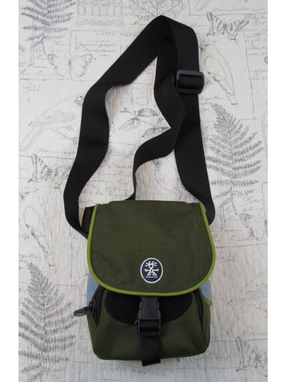 EUC Crumpler Million Dollar Home camera shoulder bag pack case Green Blue Orange